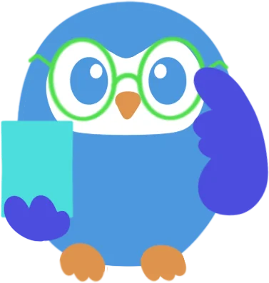 HootBooks Owl with tablet